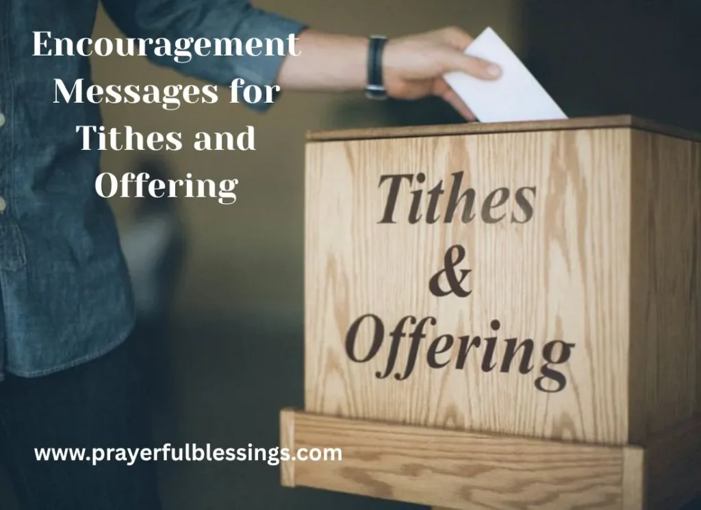 Encouragement Messages for Tithes and Offering