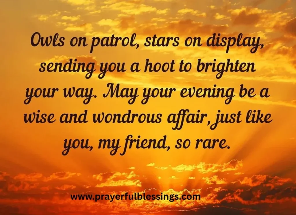 Good Evening Messages for Friends