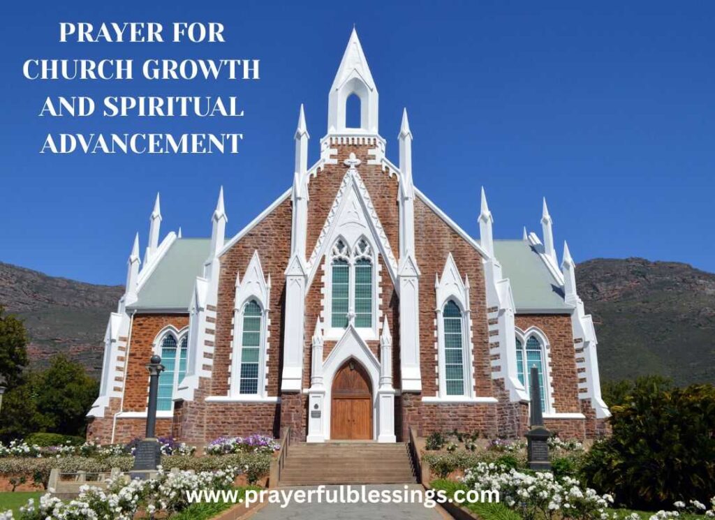 Prayer For Church Growth and Spiritual Advancement