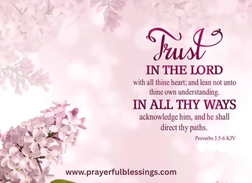 Proverbs 3:5-6 –Uplifting Bible Verses Trusting God’s Guidance