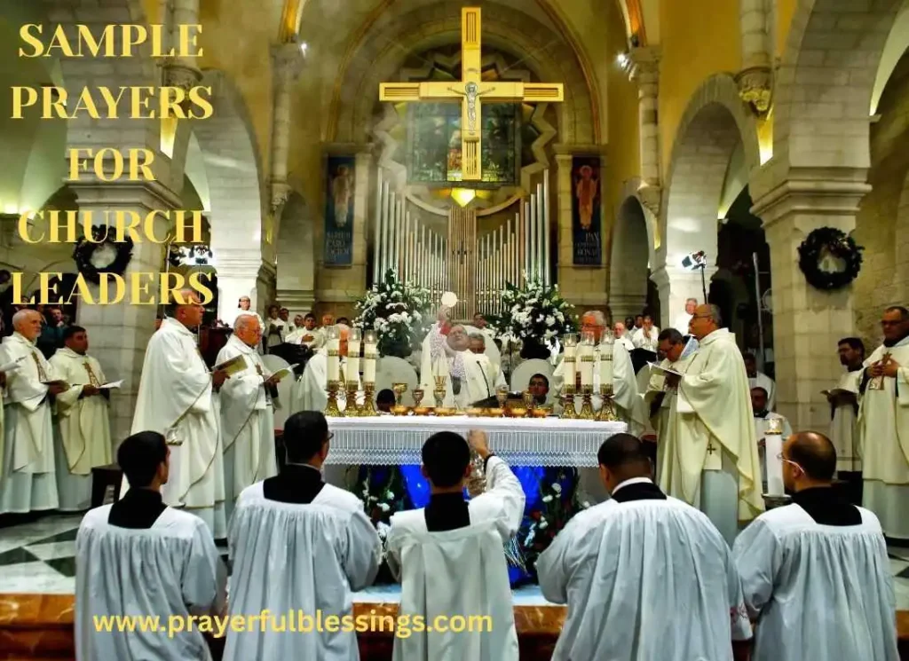 Sample Prayers For Church Leaders