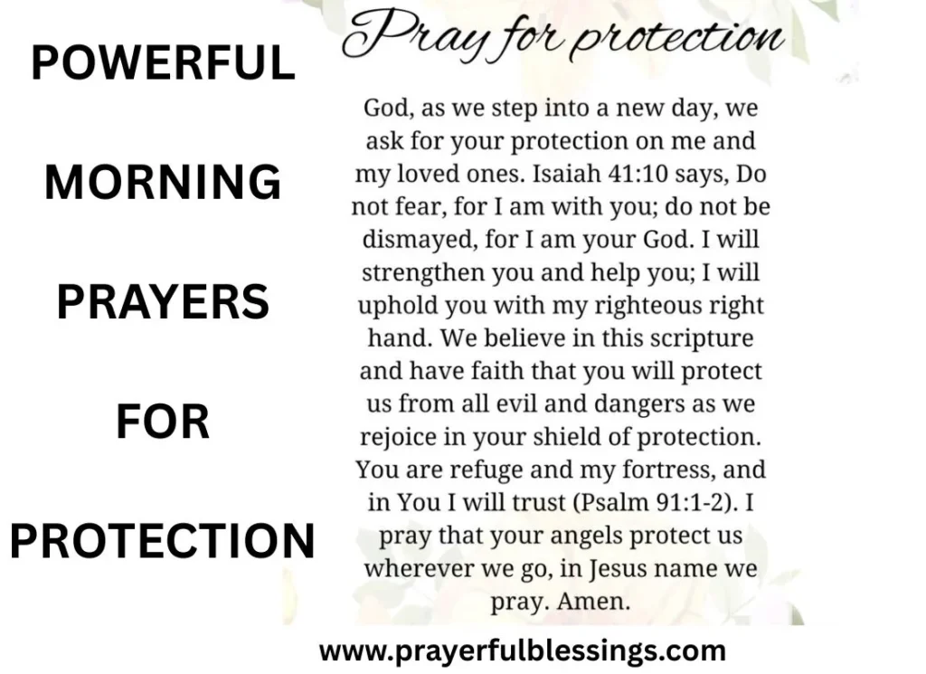 Powerful Morning Prayers For Protection