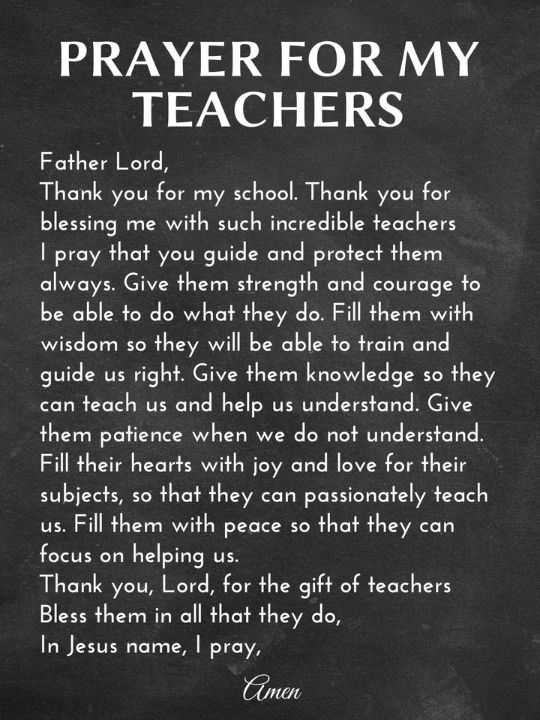 Closing Prayer for a Meeting of Teachers