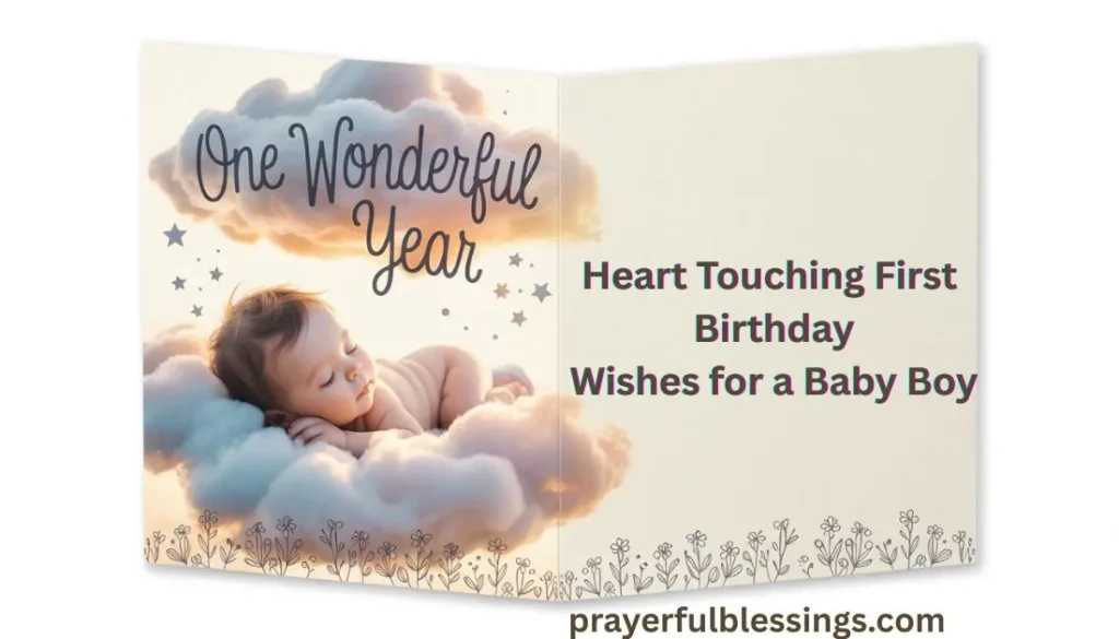 Heart Touching First Birthday Wishes for a Baby Boy