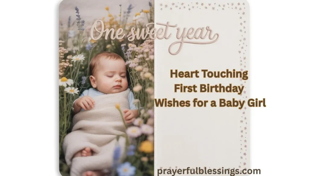 Heart Touching First Birthday Wishes for a Baby Girl