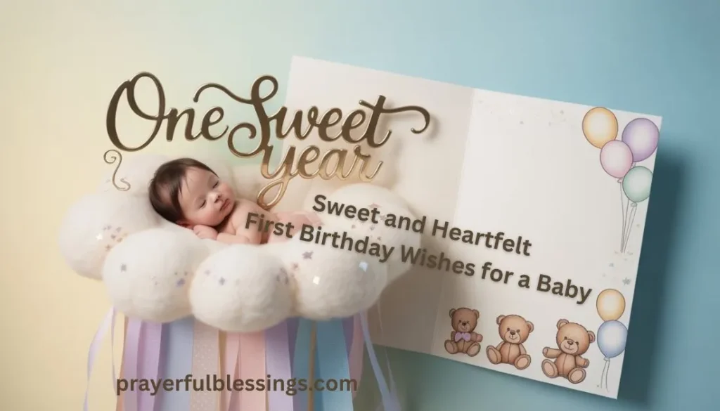 Sweet and Heartfelt First Birthday Wishes for a Baby