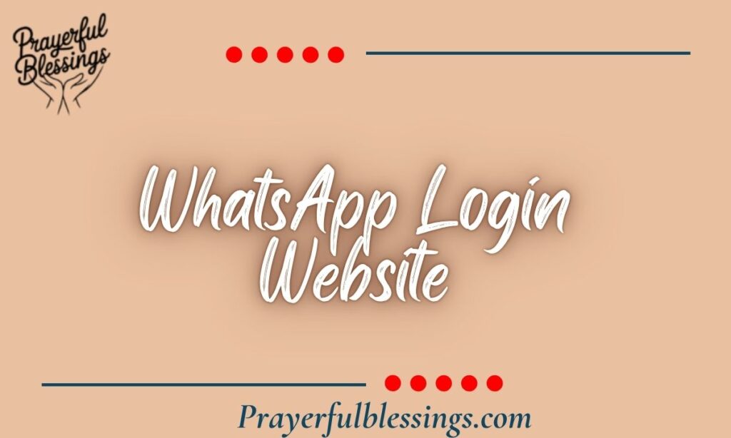 WhatsApp Login Website